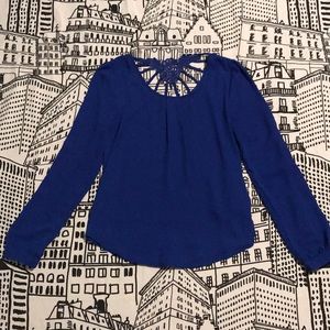 Electric Blue Blouse